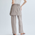 巻きスカートセンタープレスパンツ≪手洗い可能≫