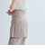 巻きスカートセンタープレスパンツ≪手洗い可能≫