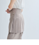 巻きスカートセンタープレスパンツ≪手洗い可能≫