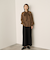 セミシアーストライプ2WAYボウタイブラウス≪手洗い可能≫