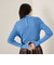 調温バックボタンハイネックニット≪手洗い可能≫