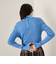 調温バックボタンハイネックニット≪手洗い可能≫