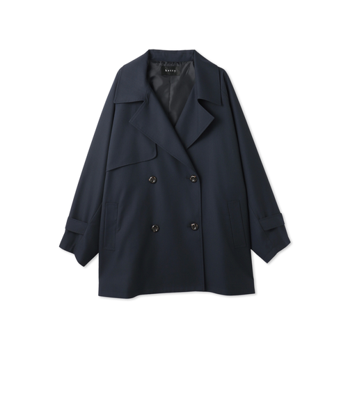 KETTY ケティ トレンチコート M グレー レディース 女性 婦人 サーブル