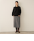 スウェードタッチダンボールナロースカート≪手洗い可能≫