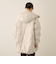 ストレッチフードピュアダウンミドルコート