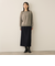 ウールライクストレッチIラインスカート≪手洗い可能≫