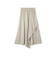 サテンピーチバックアシンメトリースカート≪手洗い可能≫