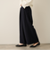 ウールライクストレッチ2タックパンツ≪手洗い可能≫
