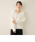 ウール混Vネックニットプルオーバー≪手洗い可能≫