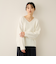 ウール混Vネックニットプルオーバー≪手洗い可能≫