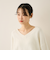 ウール混Vネックニットプルオーバー≪手洗い可能≫