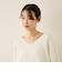 ウール混Vネックニットプルオーバー≪手洗い可能≫