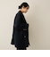 ウール調ジャージーオーバーサイズコート