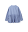 モイストブロードラッフルヘムブラウス