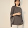 《予約販売》【機能するミニマル服】ポンチョTシャツ 《UVカット》