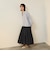 コットンローンティアードロングスカート
