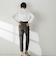 ツムギートストレッチテーパードパンツ≪セットアップ/洗える≫