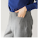 【STORY11月号掲載】両面起毛ストレッチテーパードパンツ≪洗える≫