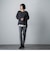 【STORY11月号掲載】両面起毛ストレッチテーパードパンツ≪洗える≫