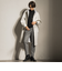 【STORY11月号掲載】両面起毛ストレッチテーパードパンツ≪洗える≫