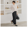 【WEB限定色あり】【STORY11月号掲載】【洗えるニット】Brisbaneハイネックプルオーバー