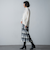 ウールチェックスカート≪洗える≫