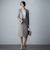 【WEB限定サイズあり】ヘリンボンストレートスカート≪セットアップ≫
