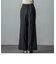 LANATECヘリンボンワイドパンツ