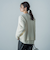 【カタログ掲載】ケーブル編みVネックカーディガン≪手洗い可能≫