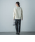 【カタログ掲載】ケーブル編みVネックカーディガン≪手洗い可能≫