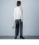 【カタログ掲載】ケーブル編みVネックカーディガン≪手洗い可能≫