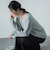 【WEB限定】ふんわりラインボーダーニット≪手洗い可能≫