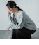 【WEB限定】ふんわりラインボーダーニット≪手洗い可能≫