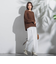 【WEB限定】袖ボタンガーターニット≪手洗い可能≫