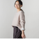 【WEB限定】袖ボタンガーターニット≪手洗い可能≫
