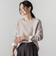 【WEB限定】袖ボタンガーターニット≪手洗い可能≫