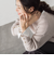 【WEB限定】袖ボタンガーターニット≪手洗い可能≫