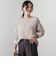 【WEB限定】袖ボタンガーターニット≪手洗い可能≫