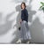 【WEB限定】袖ボタンガーターニット≪手洗い可能≫