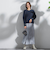 【WEB限定】袖ボタンガーターニット≪手洗い可能≫