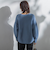 【WEB限定】袖ボタンガーターニット≪手洗い可能≫