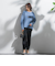 【WEB限定】袖ボタンガーターニット≪手洗い可能≫