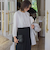 【透けにくい】ストレッチシフォンブラウス≪洗濯機で洗える≫