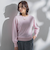 【WEB限定】カラー クルーネックニット≪手洗い可能≫
