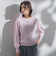 【WEB限定】カラー クルーネックニット≪手洗い可能≫