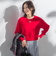 【WEB限定】カラー クルーネックニット≪手洗い可能≫