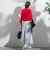 【WEB限定】カラー クルーネックニット≪手洗い可能≫