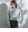 【WEB限定】カラー ハイネックニット≪手洗い可能≫