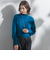 【WEB限定】カラー ハイネックニット≪手洗い可能≫