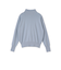 【WEB限定】カラー ハイネックニット≪手洗い可能≫